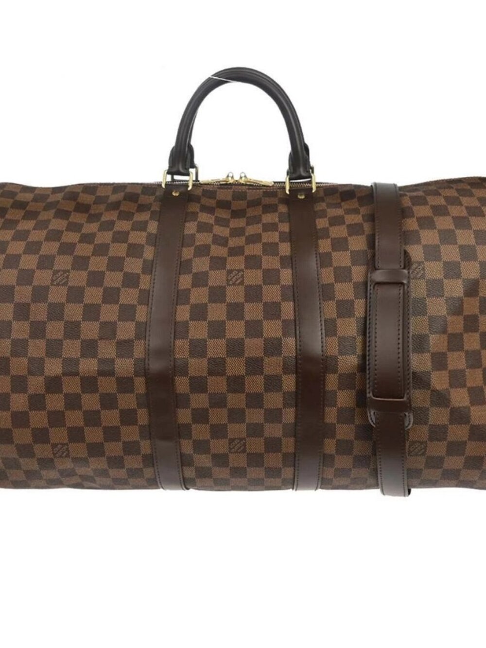 Louis Vuitton Damier Keepall Bandouliere 55 Duffle Bag N41414